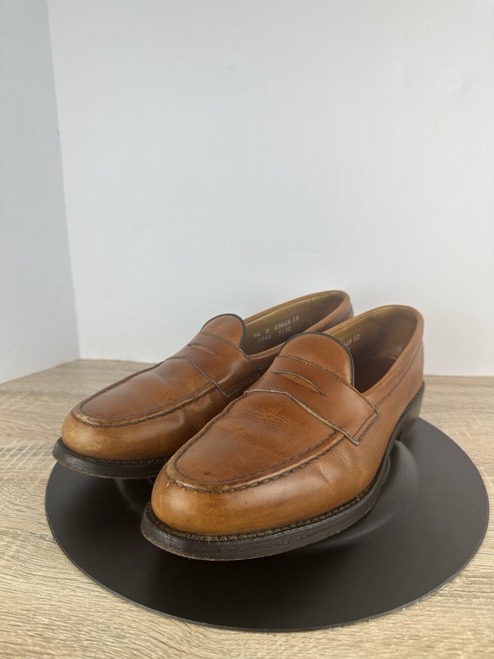 Allen Edmonds Cole Penny Loafers Brown Leather Men’s 9.5 D Made USA Dress Shoes